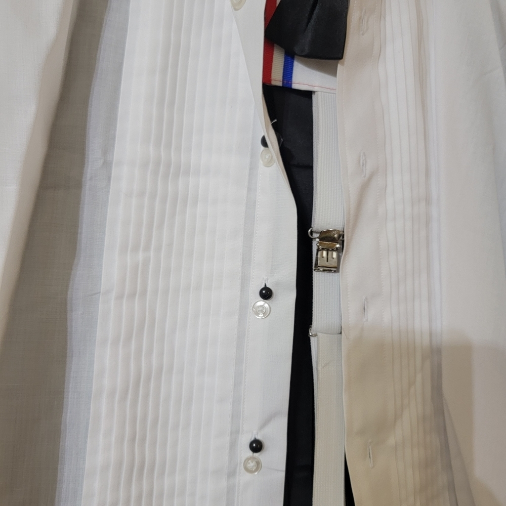 Nwt 5-Piece Formal Complete Tux Tuxedo - 46l/39-4… - image 6